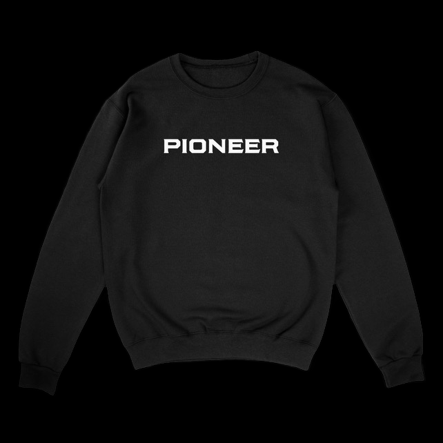 Pioneer Black Crewneck Sweatshirt