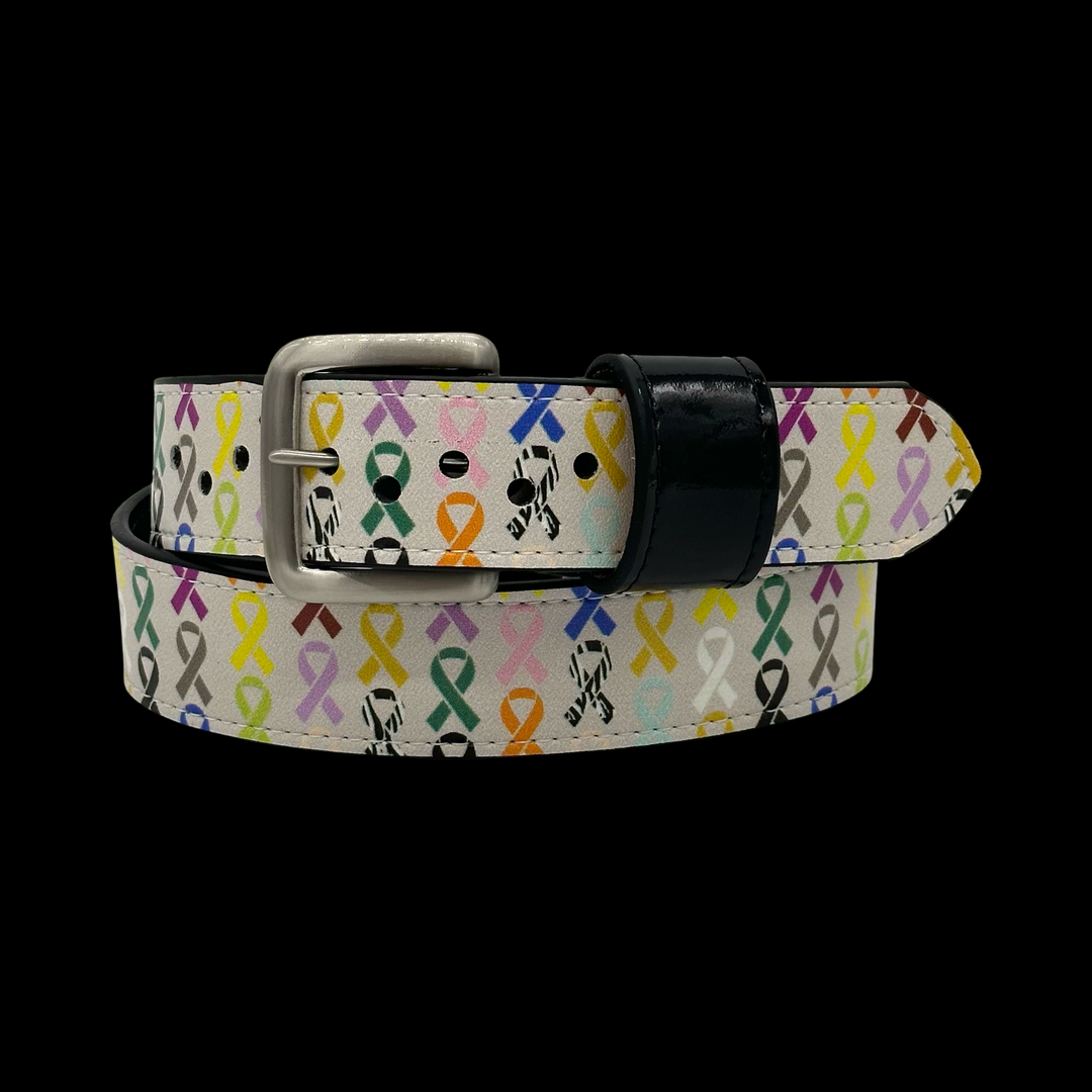 Cancer Awareness Baseball Belt
