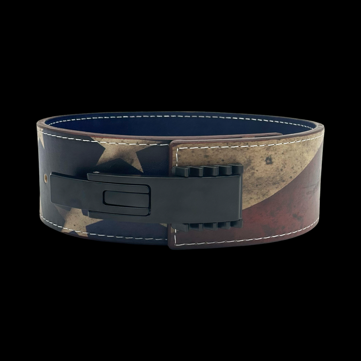 4" 10mm Antique Glory PAL V2 Lever Belt