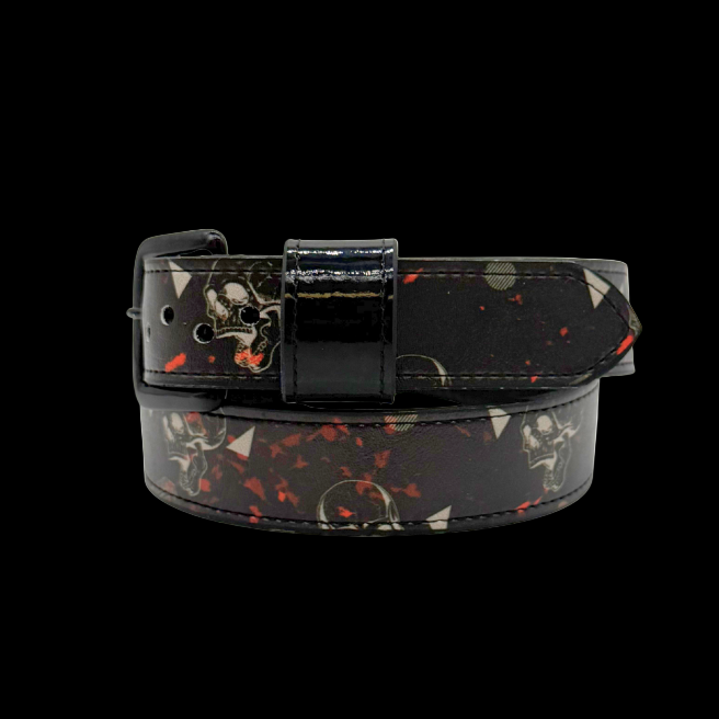 Pioneer Skull Baseball Belt
