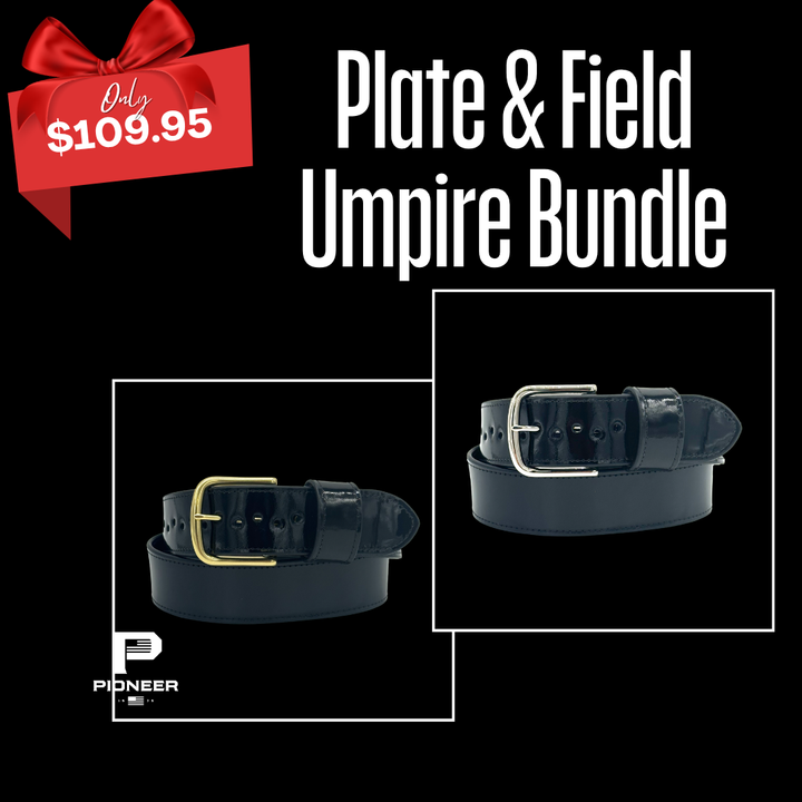 Black Referee/Umpire Belt Bundle