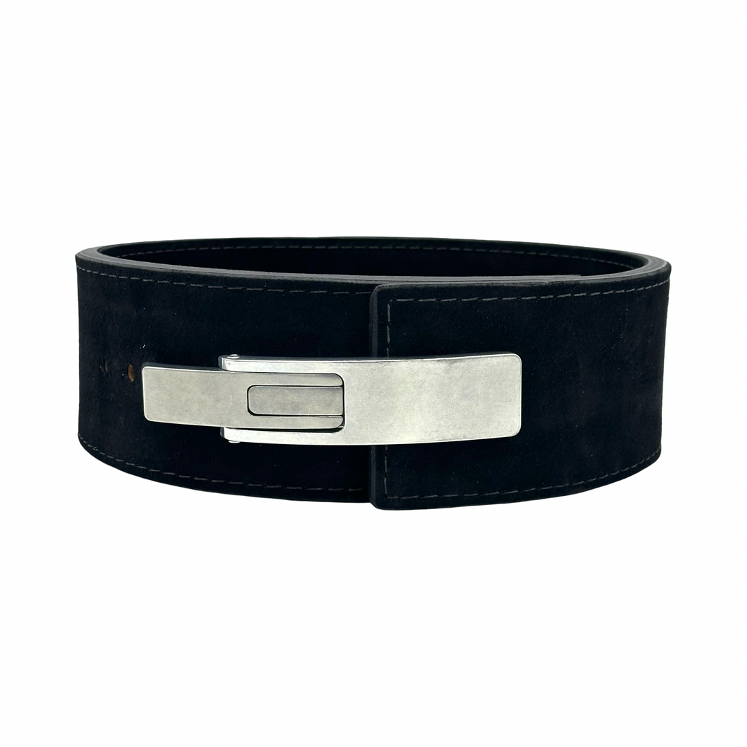 Ceinture à levier double en daim 4" 13 mm avec logo brodé Pioneer-EN STOCK