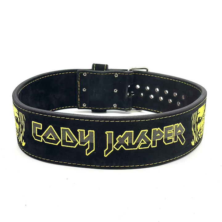 DISCOUNTED - 4" 10mm Pioneer Cut Powerlifting Belt