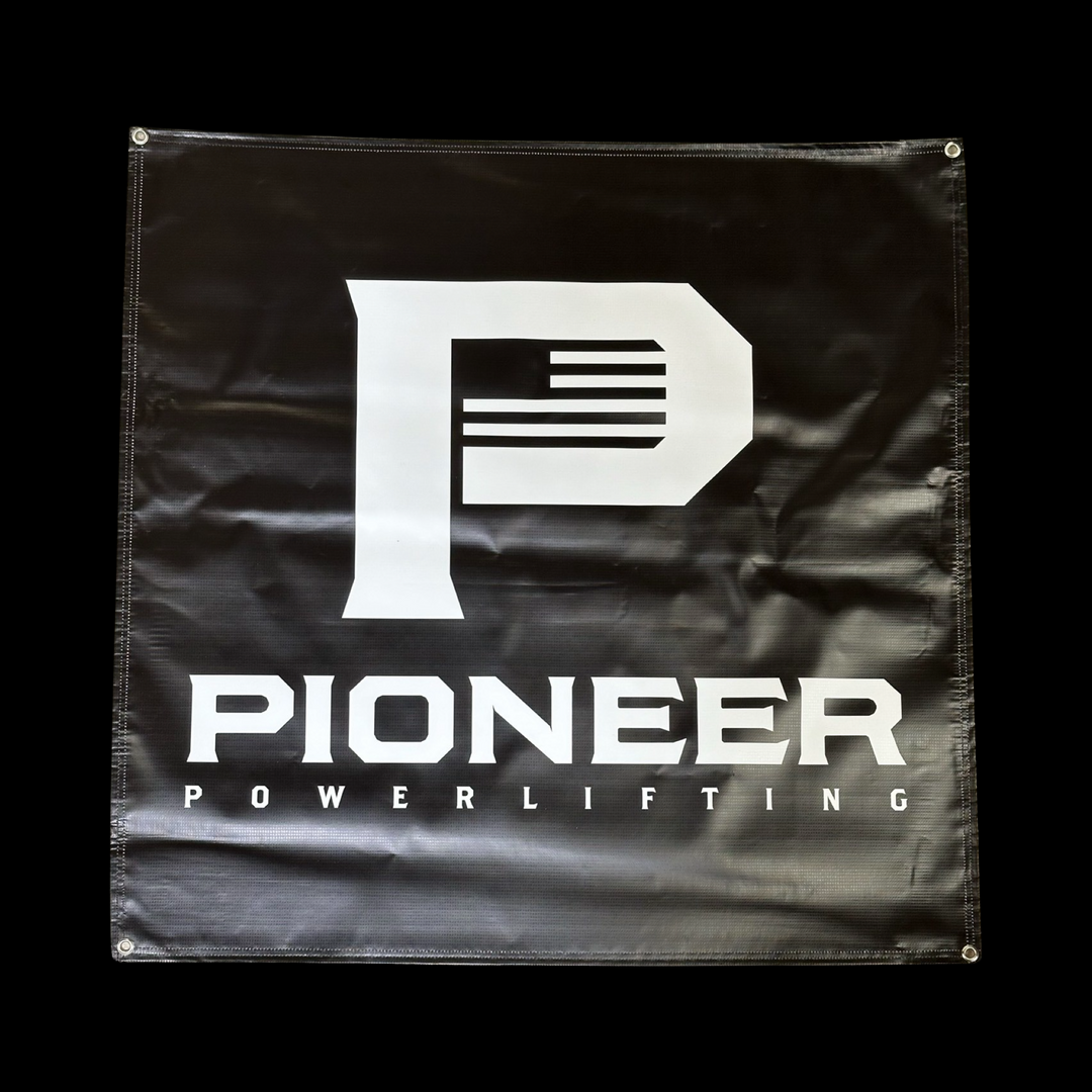 3' x 3' Pioneer Powerlifting™ Banner