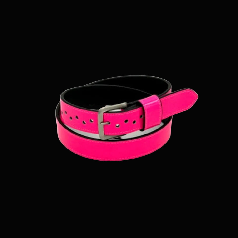 34" Pioneer Neon Pink Baseball Belt - IN STOCK
