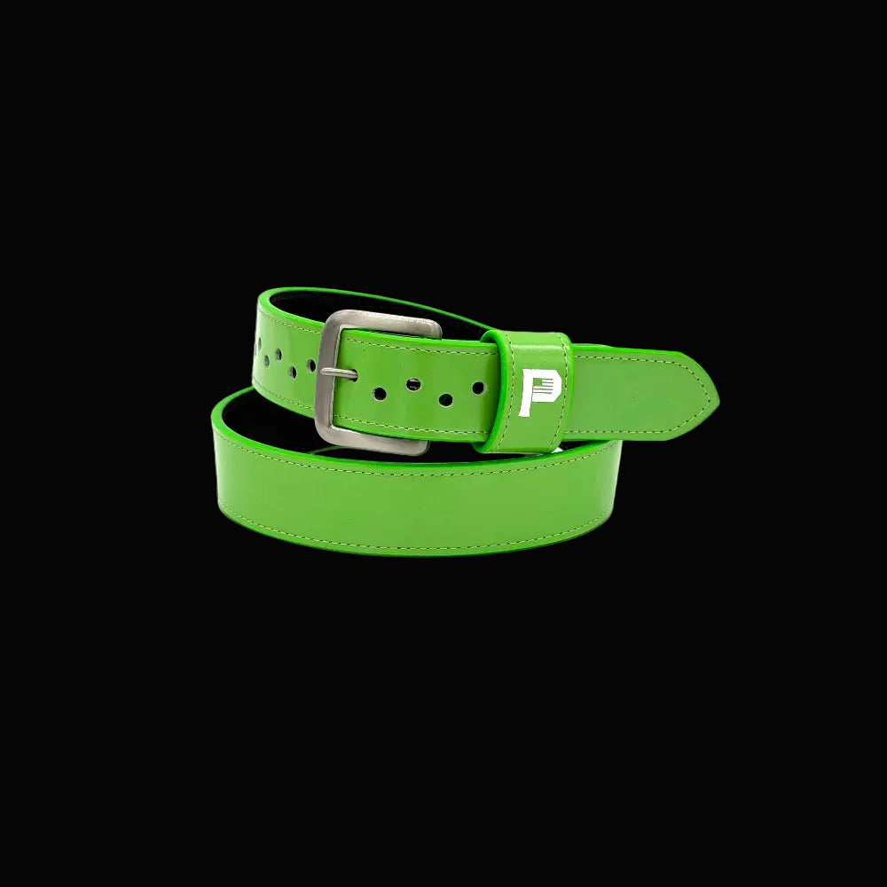 28" Pioneer Lime Green Baseball Belt - IN STOCK