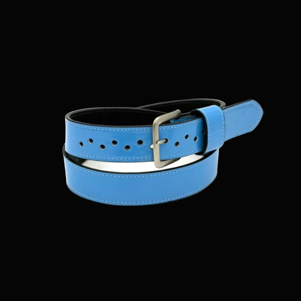 36" Pioneer Powder Blue Baseball Belt - IN STOCK