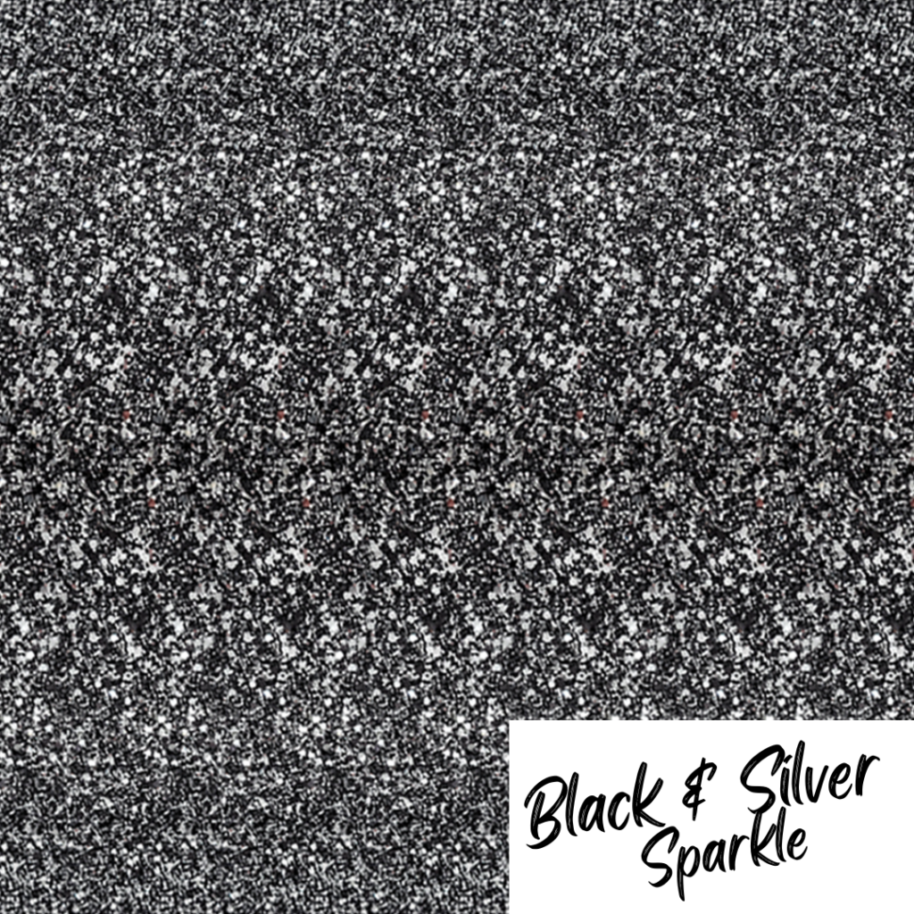 Black and Silver Sparkle