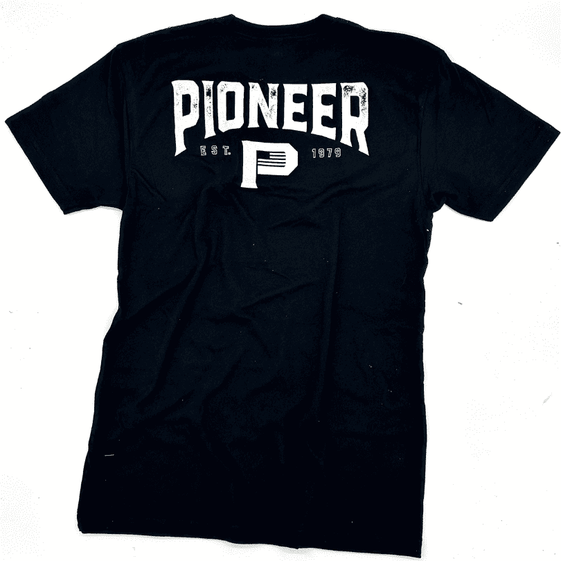 Black Pioneer Shirt front-Back