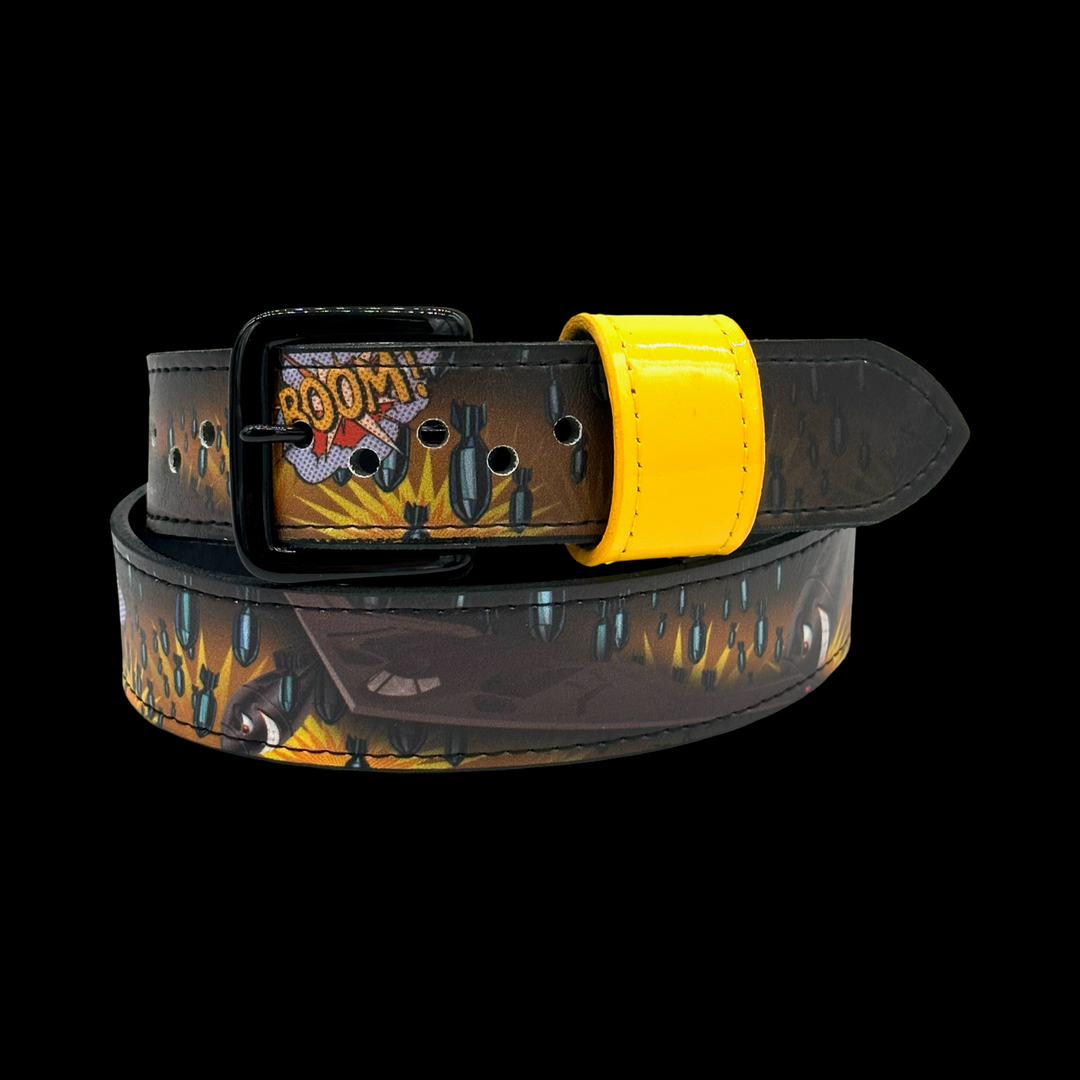 Dropping Bombs Baseball Belt