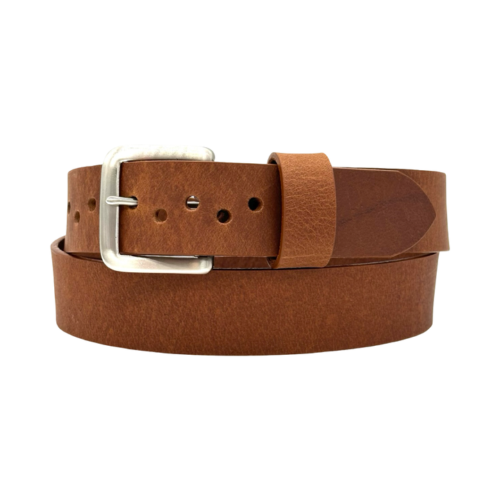Brown Water Buffalo Dress Belt