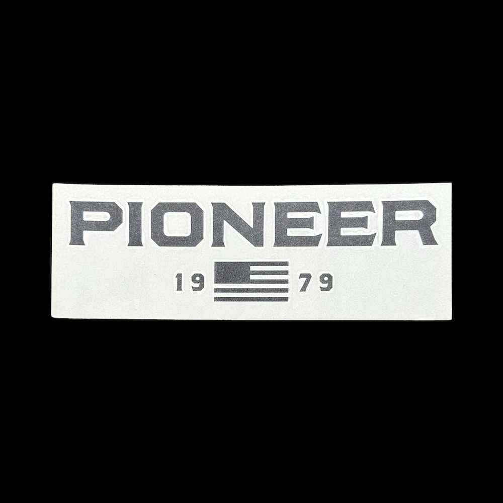 Pioneer Car Decal