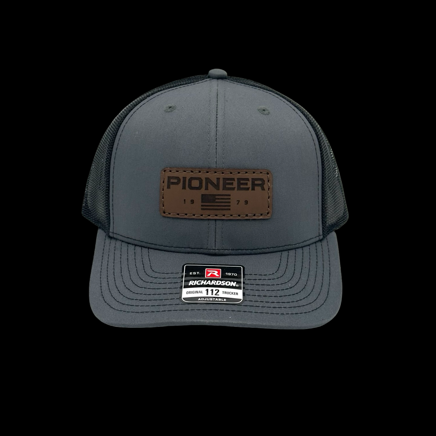 Pioneer Leather Patch Hat • Pioneer Fit