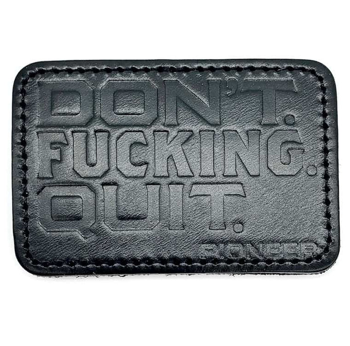 Black DFQ Leather Patch