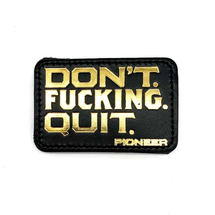 Hot Leather Toppa Ricamata One Day At A Time – 10,2 X 5,1 Cm Con Retro Termosaldante - 5