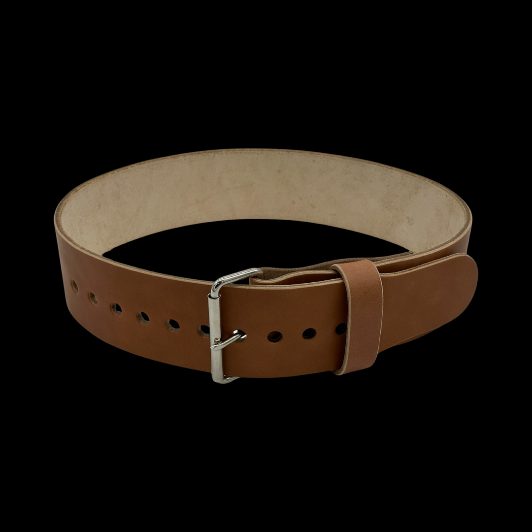 Pioneer Leather Deadlift Belt-Front