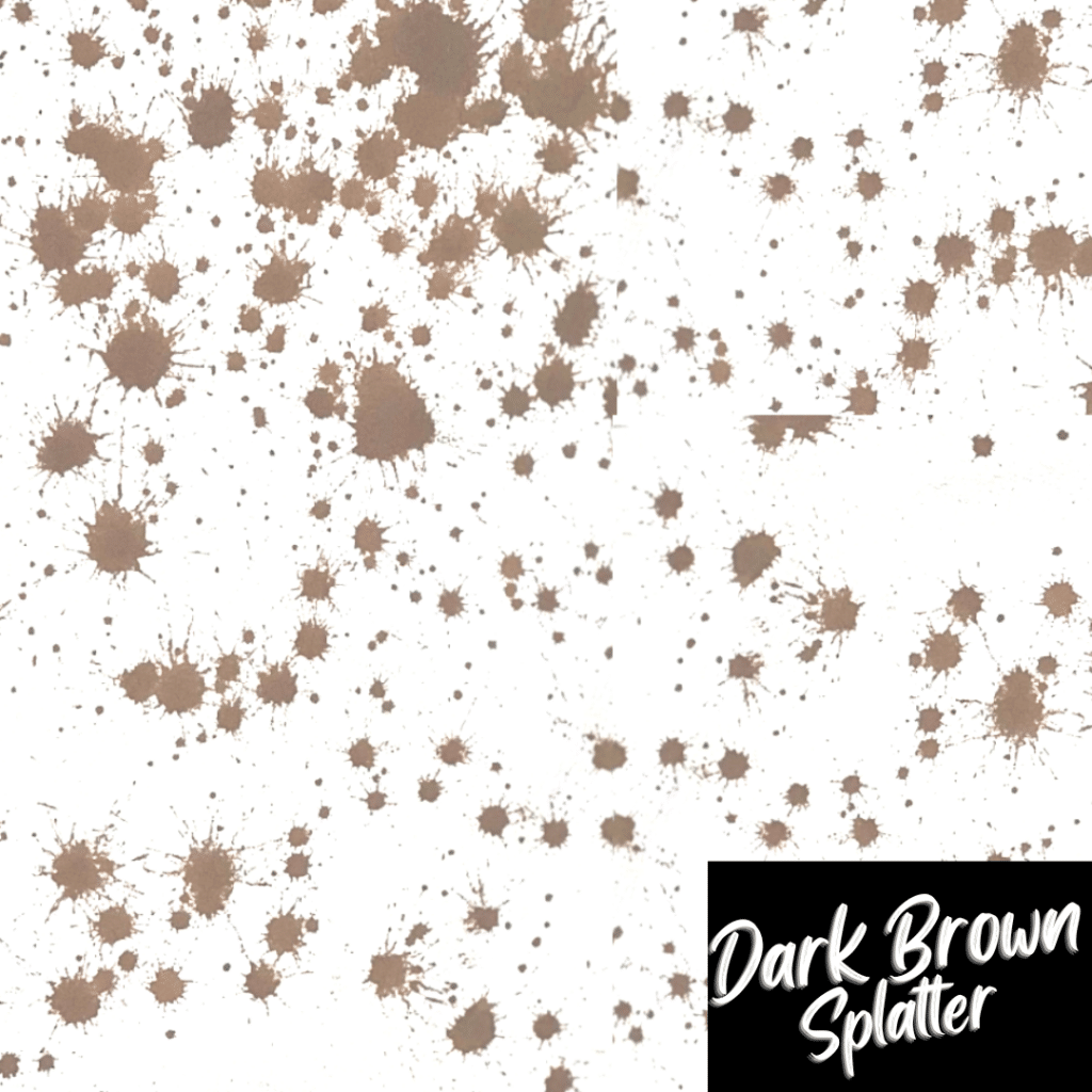 Dark Brown Splatter