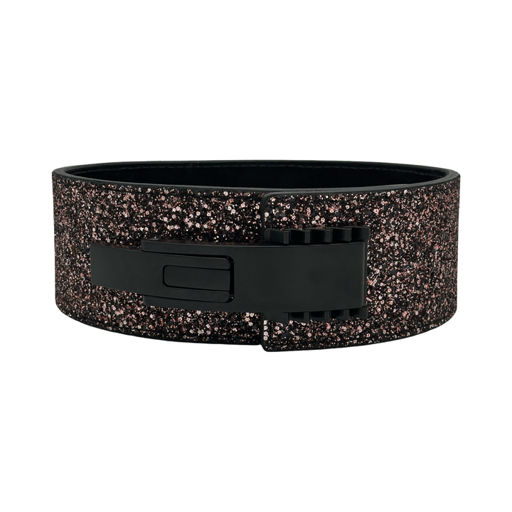 Dark Rose Sparkle Lever Lever Lifting Belt-IN STOCK