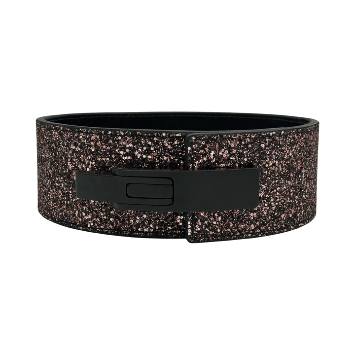 Dark Rose Sparkle Lever Lever Lifting Belt-IN STOCK