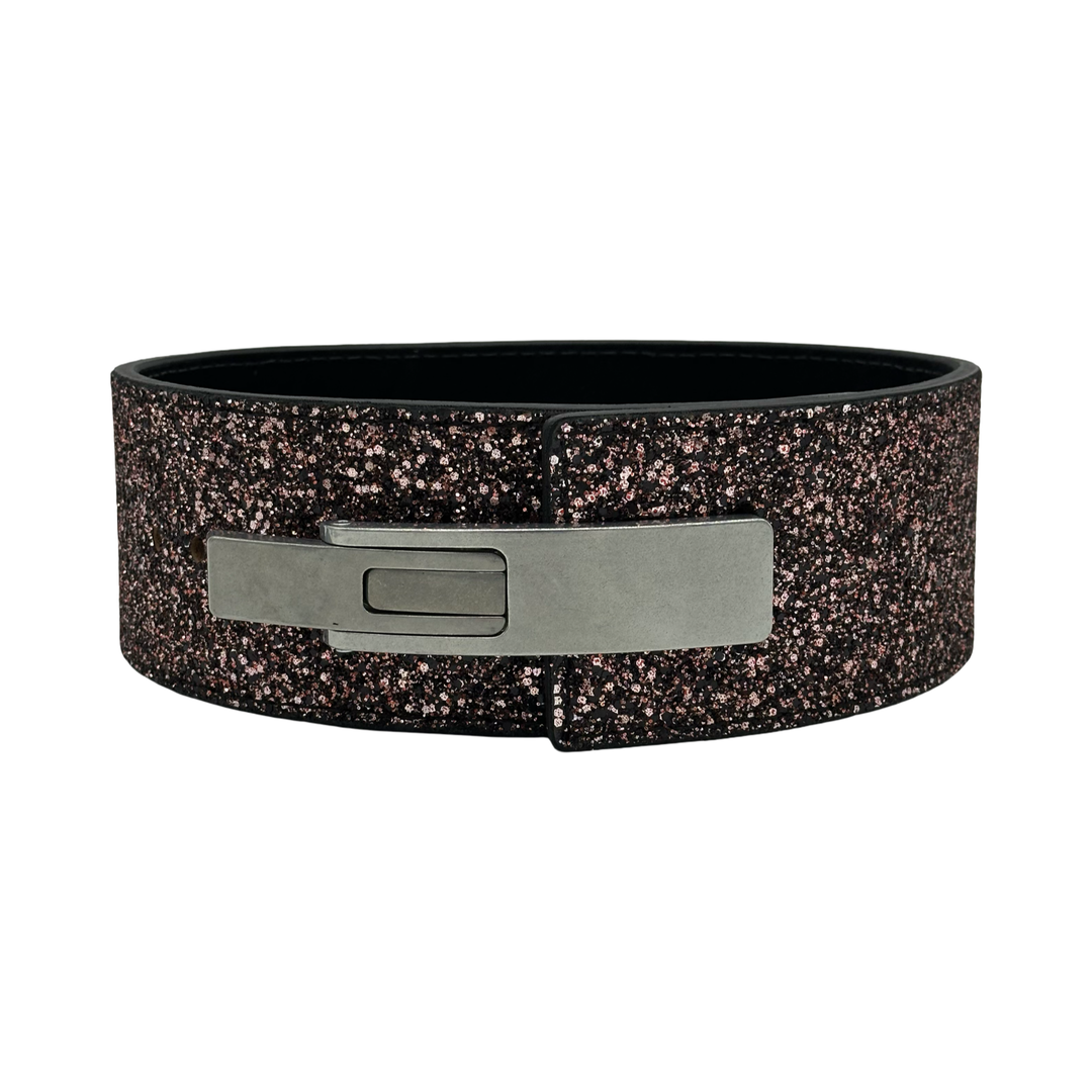 Dark Rose Sparkle Lever Lever Lifting Belt-IN STOCK