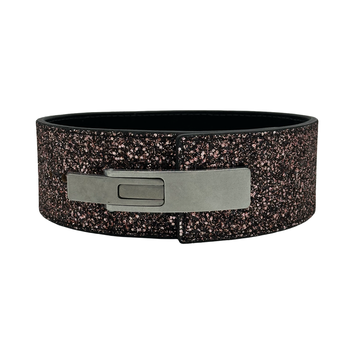 Dark Rose Sparkle Lever Lever Lifting Belt-IN STOCK