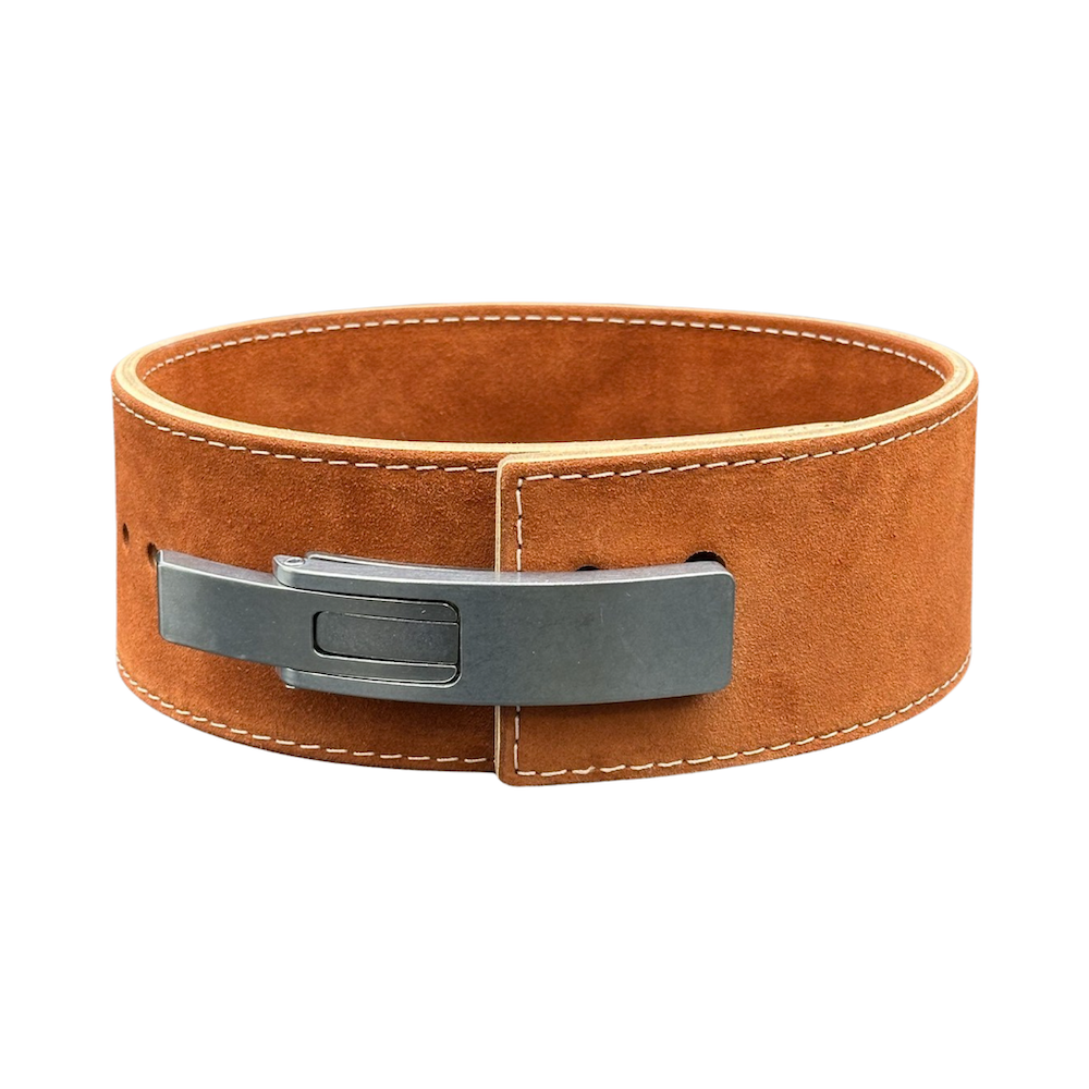 Pioneer Double Suede Lever Powerlifting Belt-Front