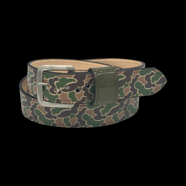 小物 BEVIS FUR BELT CAMO Camo Baseball Belt • Pioneer Fit