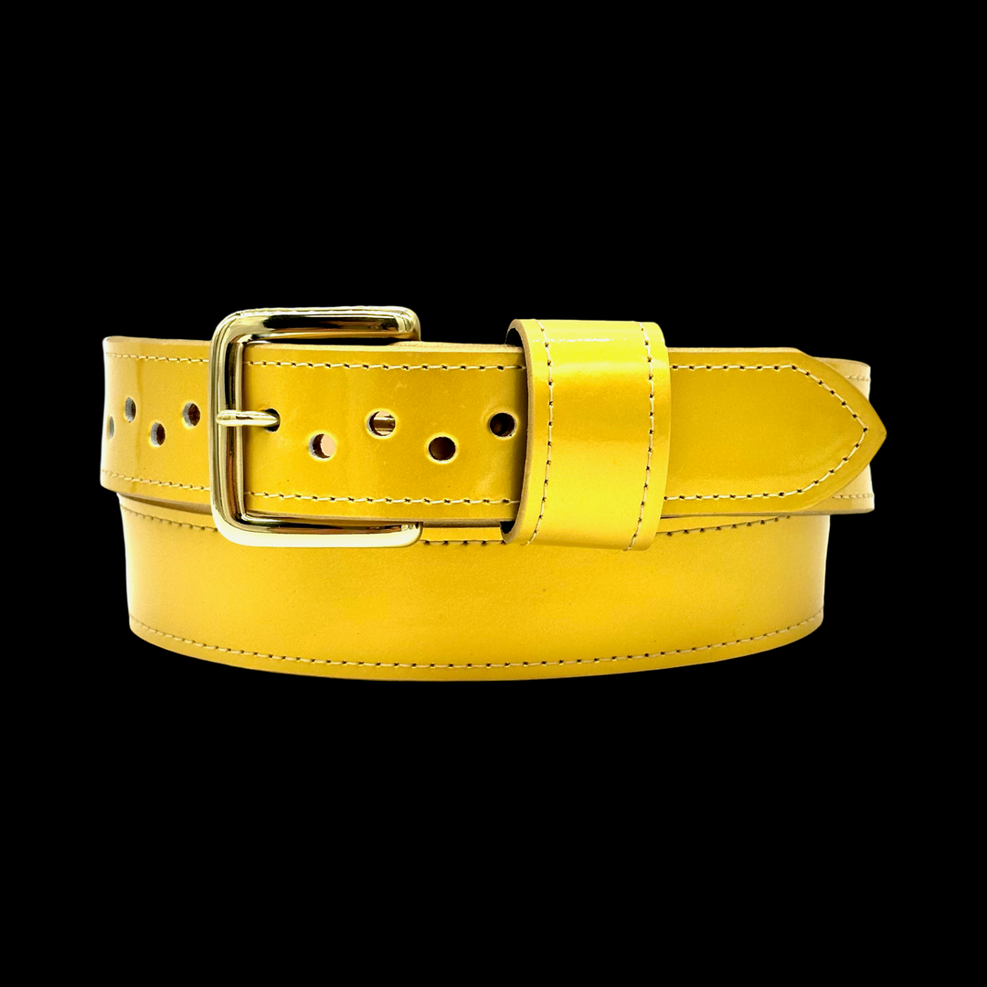 Gold Baseball Belt