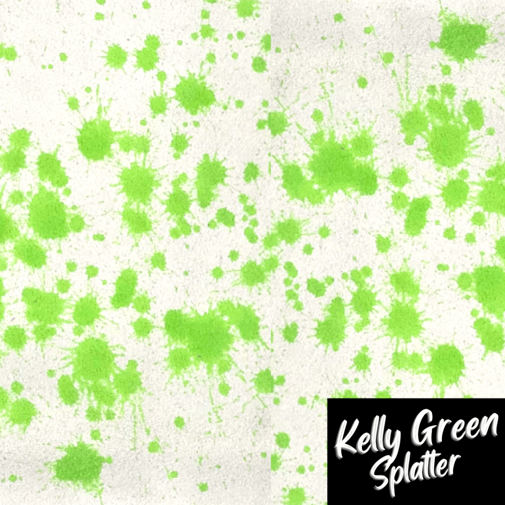 Kelly Green Splatter