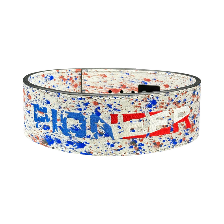 Splatter Lever Powerlifting Belt-Back