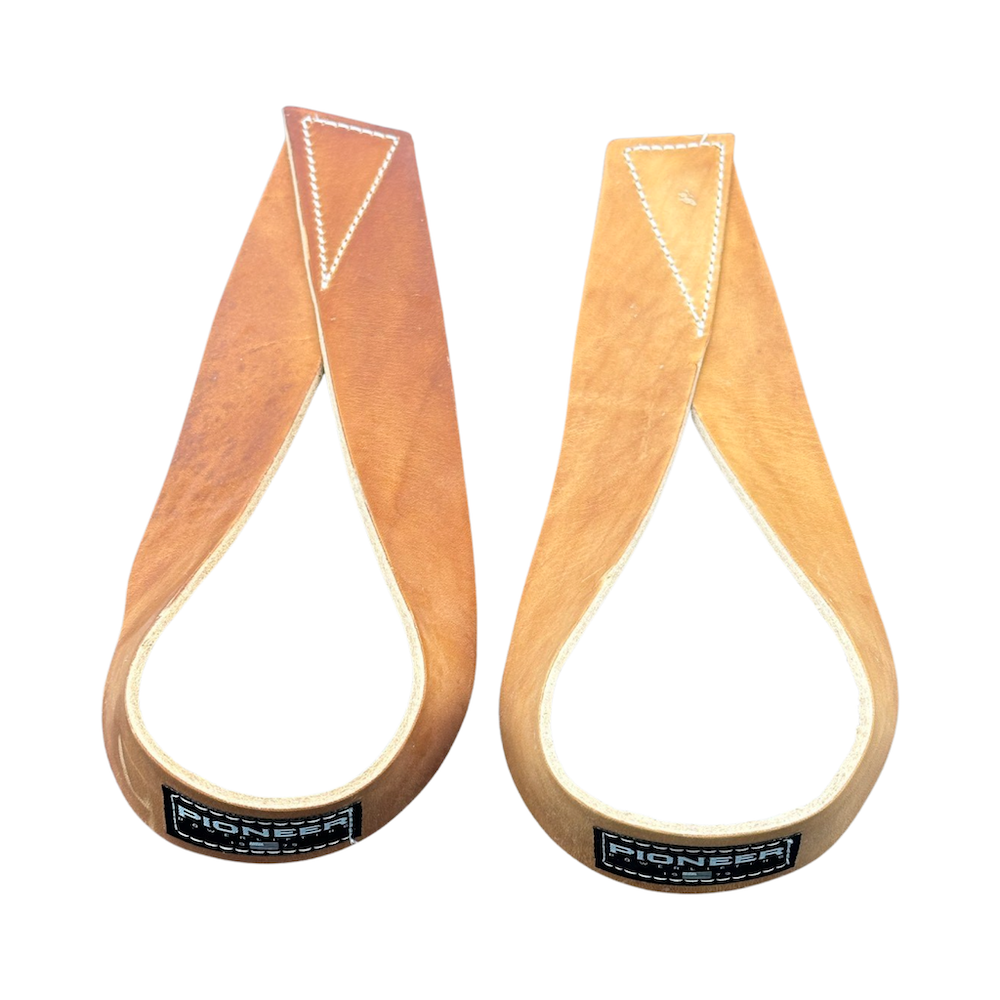 PIONEER リフティングストラップ Treated Leather Leather Oly Lifting Straps by Pioneer • Pioneer Fit