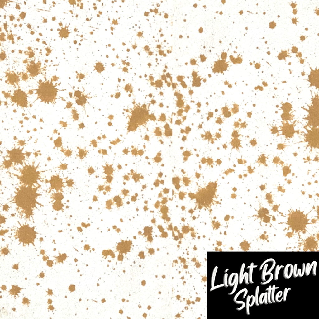 Light Brown Splatter