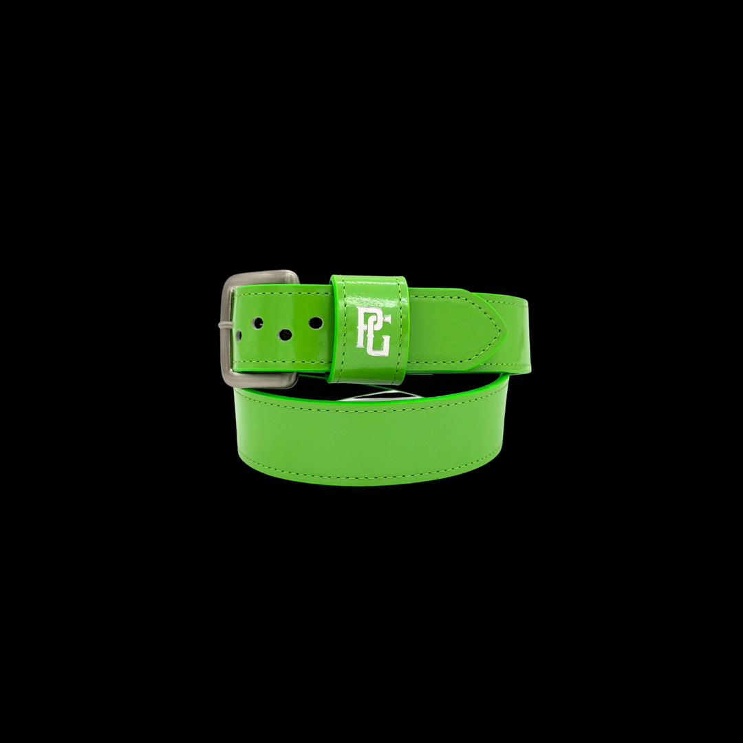 Lime Green PG Baseball Belt