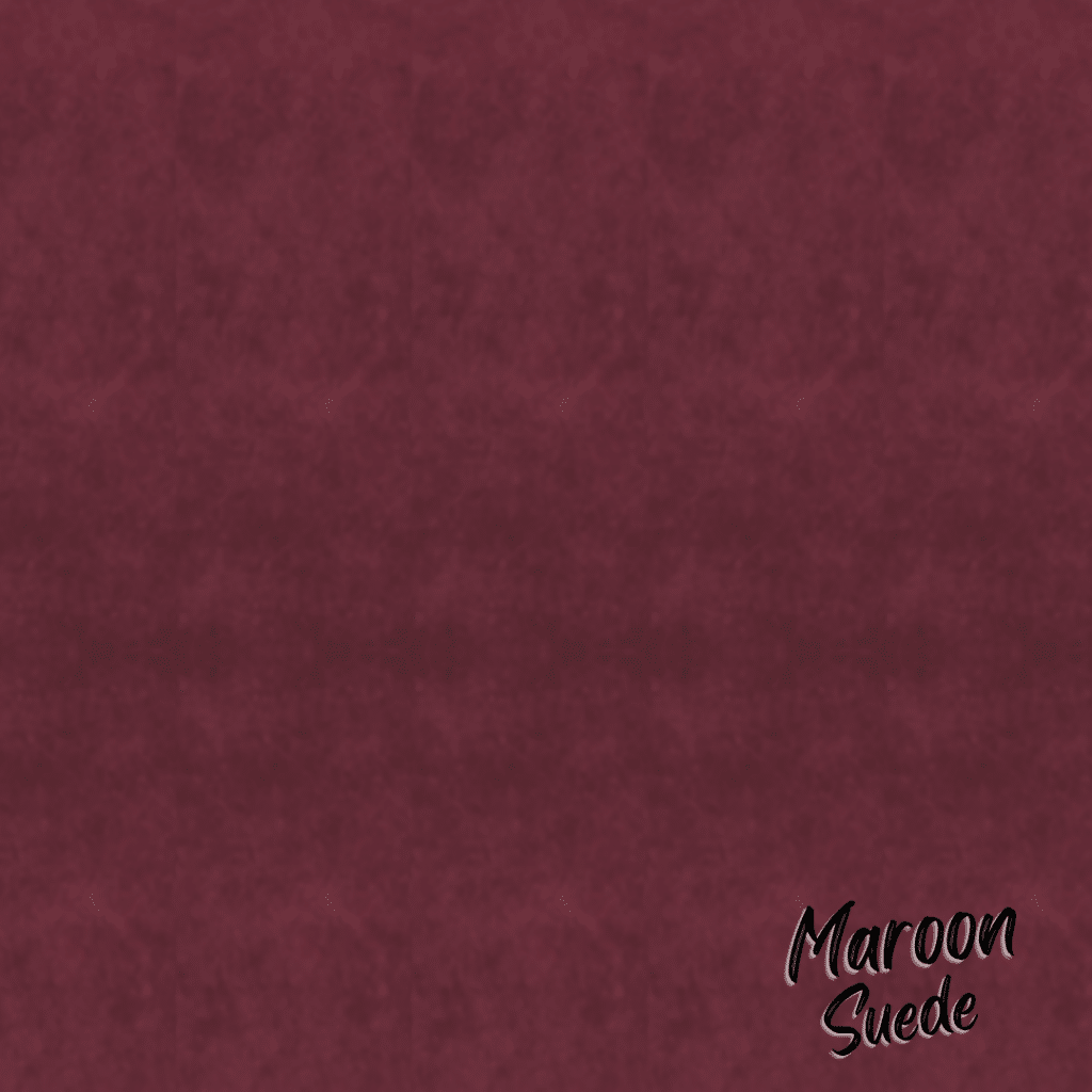 Maroon Suede