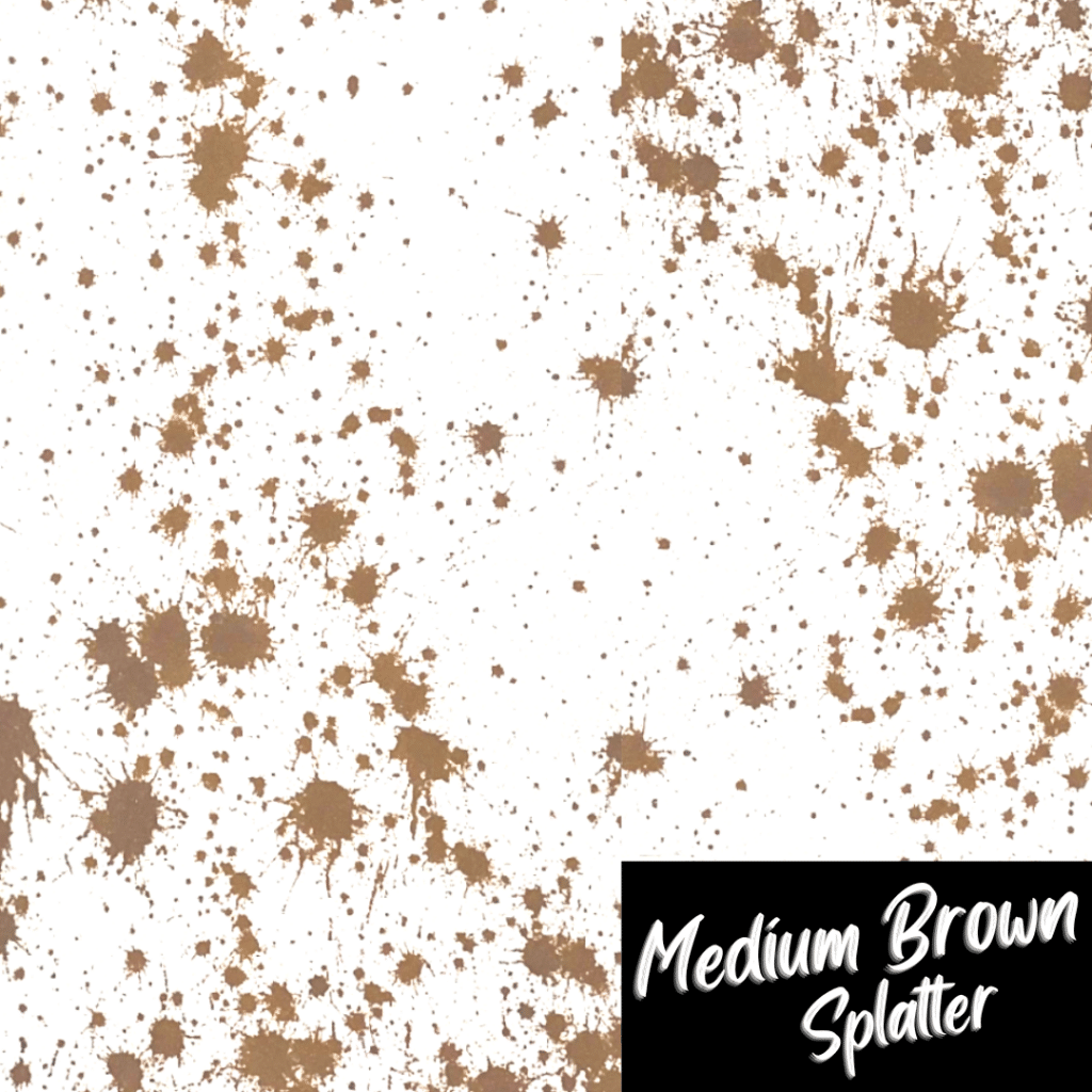 Medium Brown Splatter