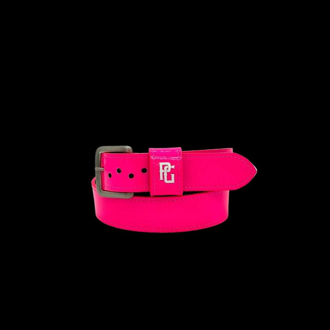 Neon Pink PG Baseball Belt by Pioneer Fit