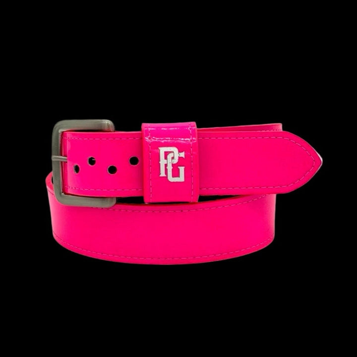 Neon Pink PG Baseball Belt by Pioneer Fit