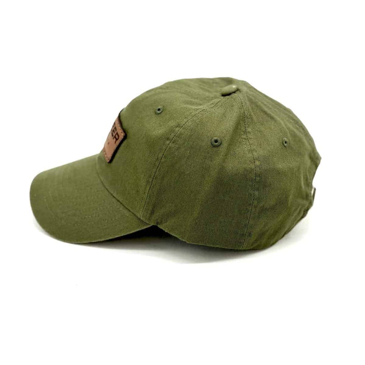 Olive Dad Hat-Side