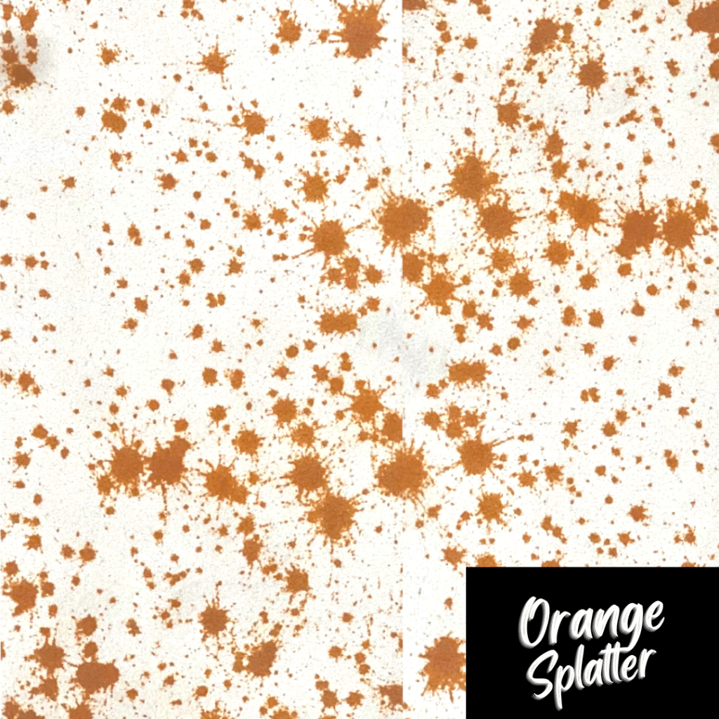 Orange Splatter