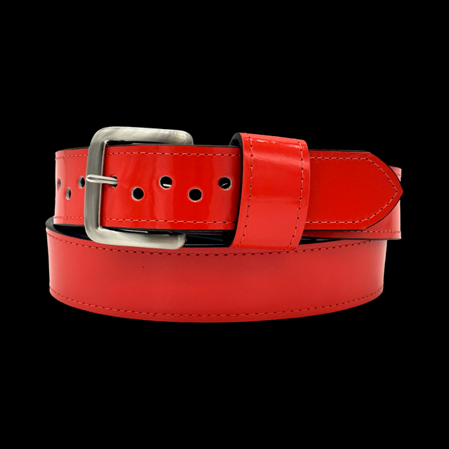 Orange &amp; Black Baseball Belt