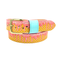 Pink Ice Cream Baseball Belt