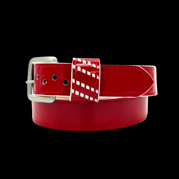 Red Sqairz Baseball Belt