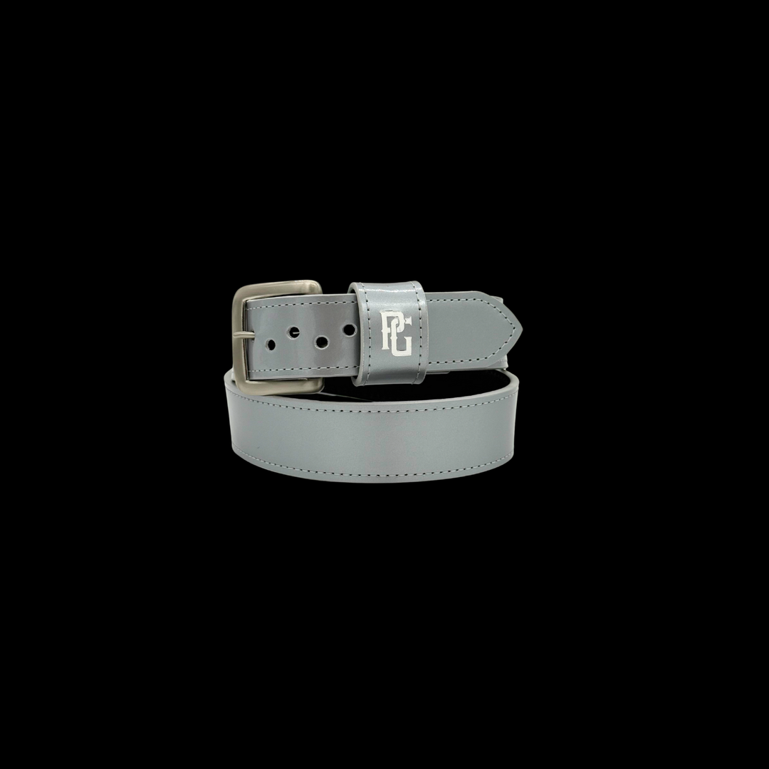 Silver PG Baseball Belt
