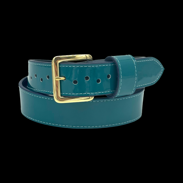 Teal & Navy Baseball Belt • Pioneer Fit