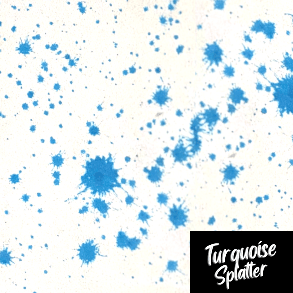 Turquoise Splatter