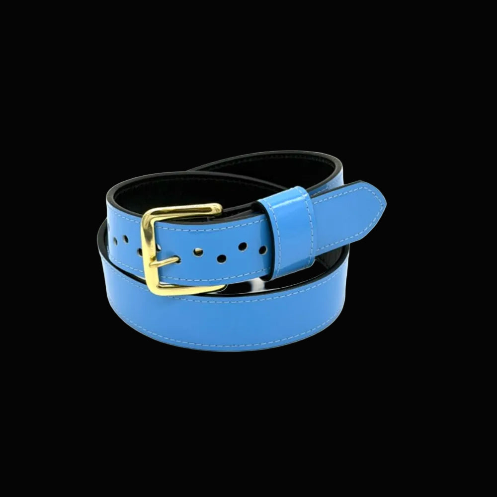 32" Pioneer Powder Blue Baseball Belt - IN STOCK