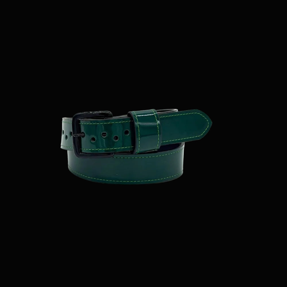 30" Pioneer Dark Green Baseball Belt - IN STOCK
