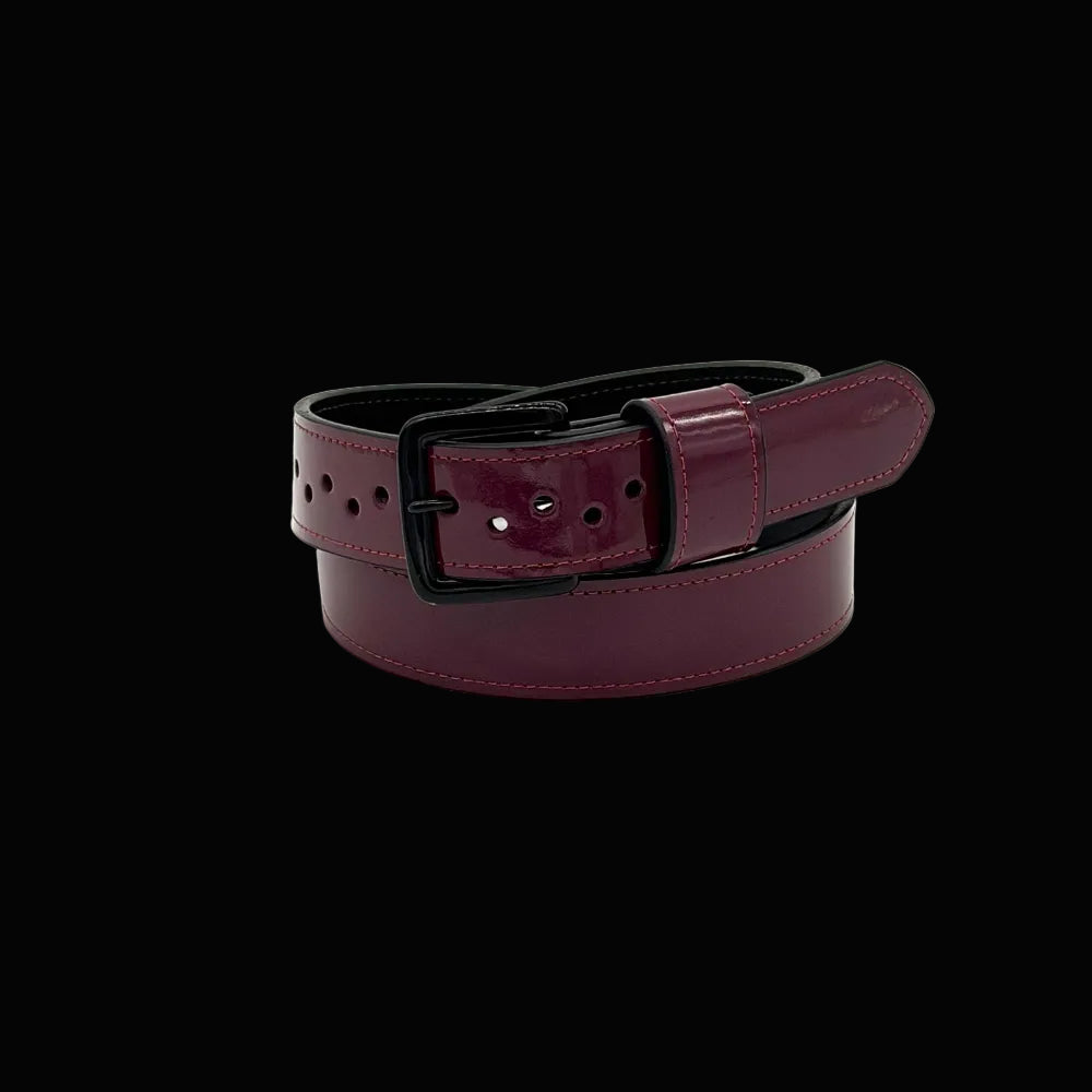 32" Pioneer Maroon Baseball Belt - IN STOCK