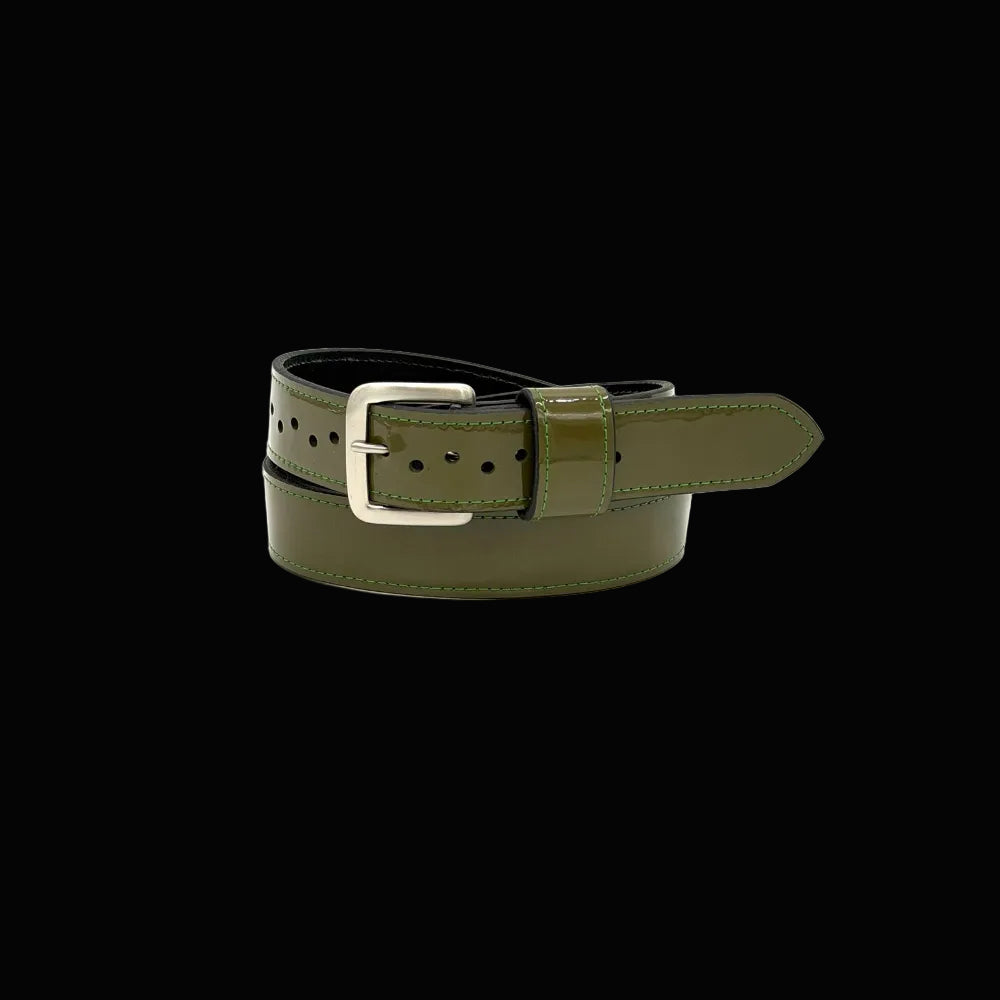 34" Pioneer Olive Baseball Belt - IN STOCK